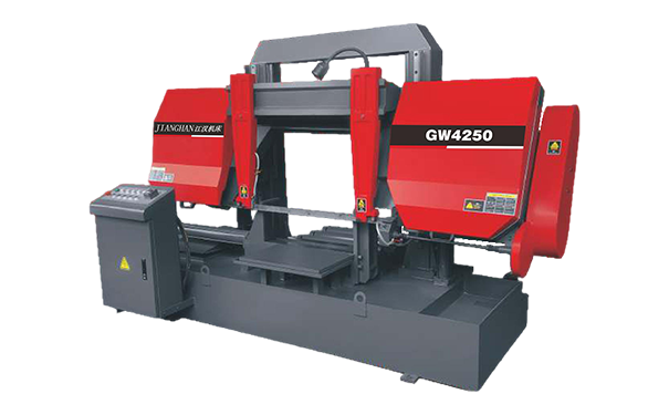 汪场镇GW4250双柱龙门卧式带锯床