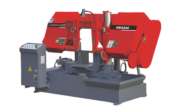 汪场镇GW4240双柱卧式带锯床