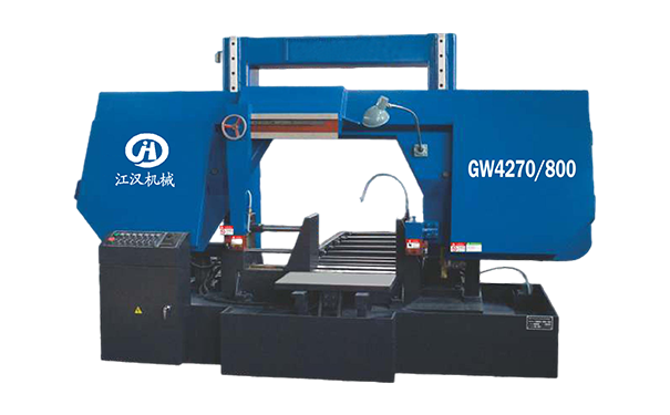 汪场镇GW4270/800双柱龙门卧式带锯床
